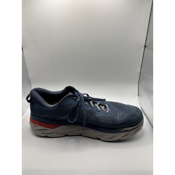 Hoka One One Mens Bondi 7 Blue Running Shoes Sneakers Size 11.5 main image 2
